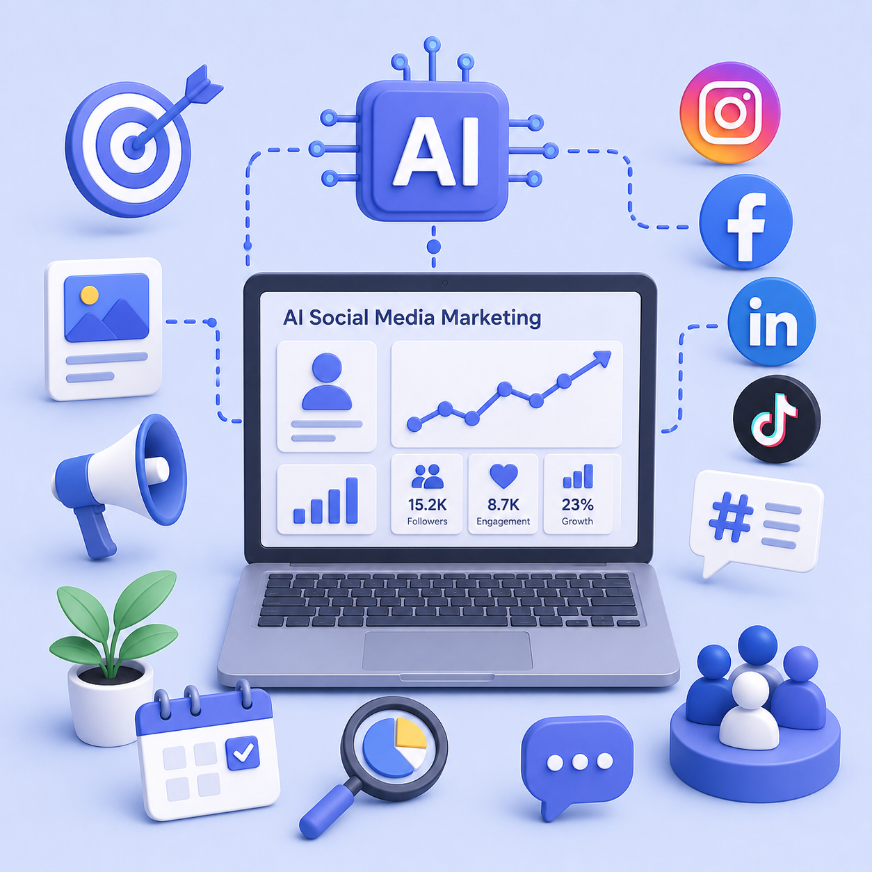 AI Social Media Marketing&nbsp;